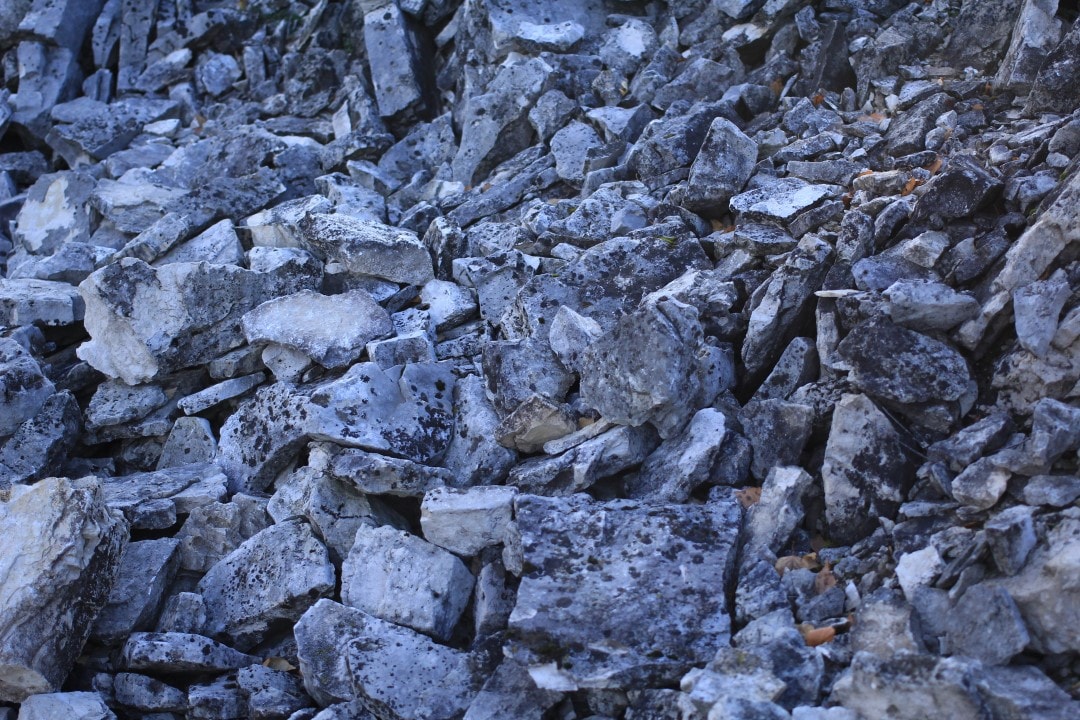 Rockslide. Illustration photo. 