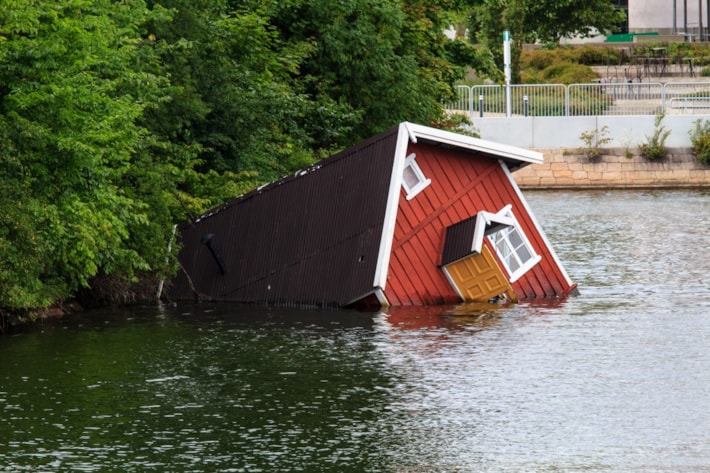 Slagstøvler i vann